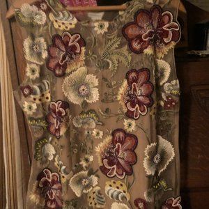 Beautiful sleeveless beaded top from Sundance